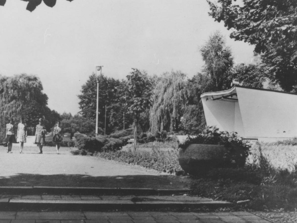 1962: Die Bühne im Rathauspark