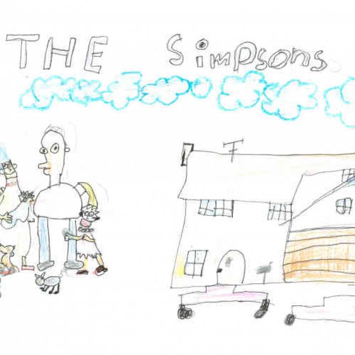 Lucas: Haus der Simpsons