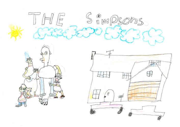 Lucas: Haus der Simpsons