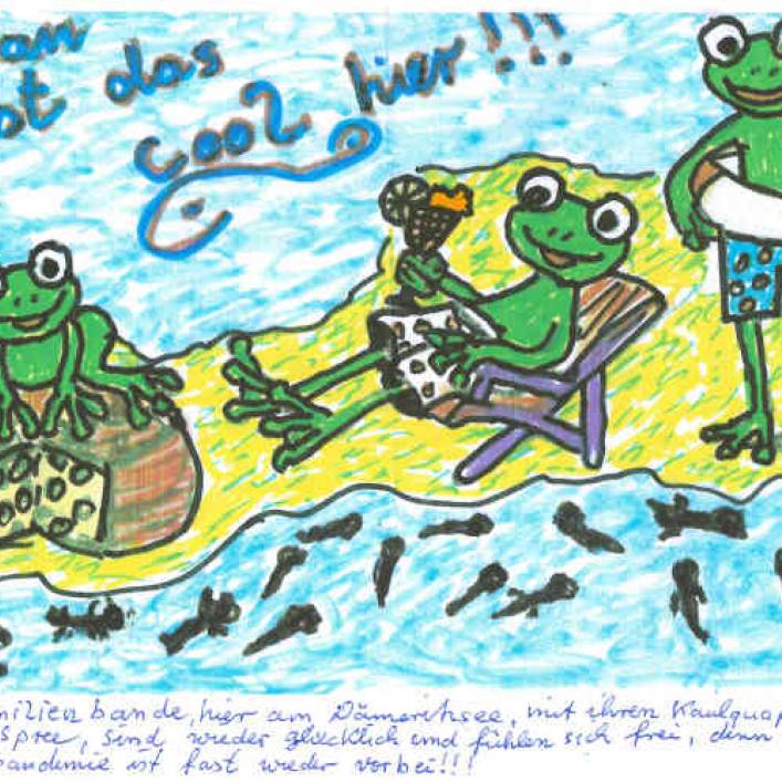 PT Marlon und Opa: Marlons Kaulquappen